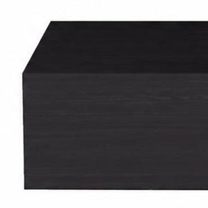 Set of Two Floating Wood Nightstands with Single Drawer for Modern Bedroom Wall Storage