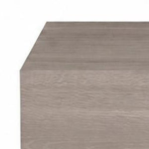 Set of Two Floating Wood Nightstands with Single Drawer for Modern Bedroom Wall Storage