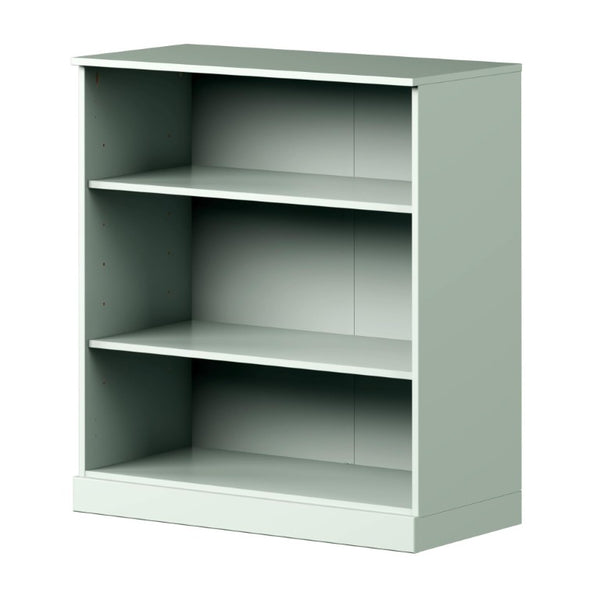 36 Inch Solid Wood Bookcase with Three Adjustable Shelves for Home Office or Library