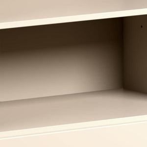 36 Inch Solid Wood Bookcase with Three Adjustable Shelves for Home Office or Library