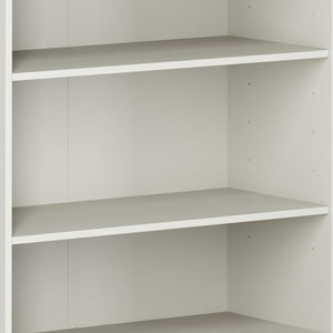 36 Inch Solid Wood Bookcase with Three Adjustable Shelves for Home Office or Library