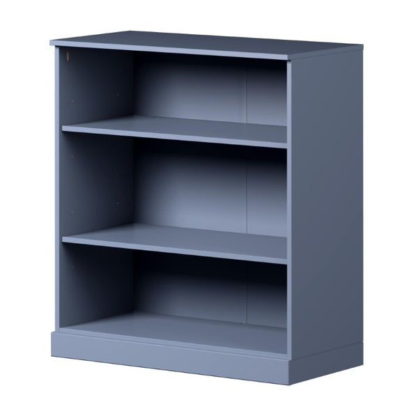 36 Inch Solid Wood Three Shelf Adjustable Bookcase for Home Library and Living Room Display