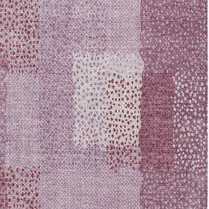 9 X 12 Blush Abstract Polyester Area Rug Washable for Patio Porch or Living Room