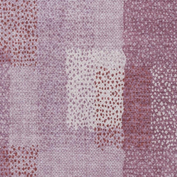 9 X 12 Blush Abstract Polyester Area Rug Washable for Patio Porch or Living Room