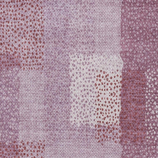 9 X 12 Blush Abstract Polyester Area Rug Washable for Patio Porch or Living Room