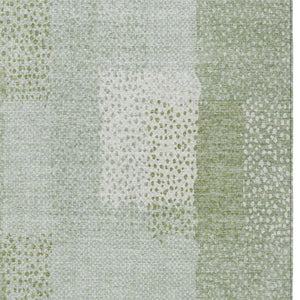 8 X 10 Sage Green Abstract Polyester Area Rug Washable for Indoor Outdoor Use