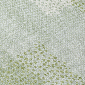 9 X 12 Sage Green Abstract Polyester Area Rug Washable Indoor Outdoor All Season