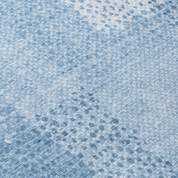 9x12 Abstract Indoor Outdoor Polyester Area Rug Stain Resistant for Patio or Living Room