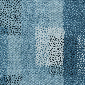 8x10 Abstract Teal Polyester Area Rug Washable Stain Resistant for Patio or Living Room
