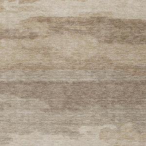 5x8 Beige Brown Abstract Polyester Area Rug Stain Resistant for Indoor Outdoor Use