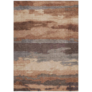 5x8 Abstract Geometric Polyester Area Rug Washable Stain Resistant Indoor Outdoor Patio