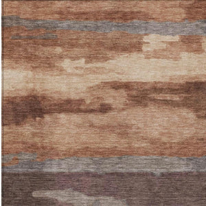 5x8 Abstract Geometric Polyester Area Rug Washable Stain Resistant Indoor Outdoor Patio