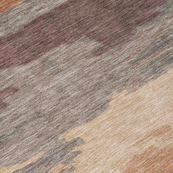5x8 Abstract Geometric Polyester Area Rug Washable Stain Resistant Indoor Outdoor Patio