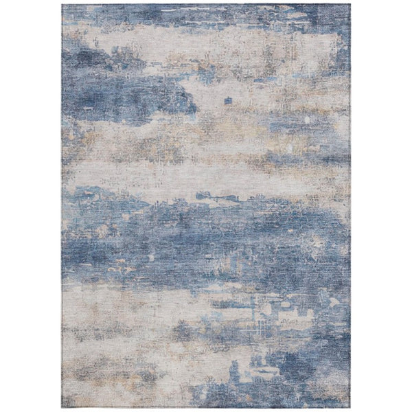 9 X 12 Abstract Polyester Area Rug Stain Resistant Indoor Outdoor Living Patio