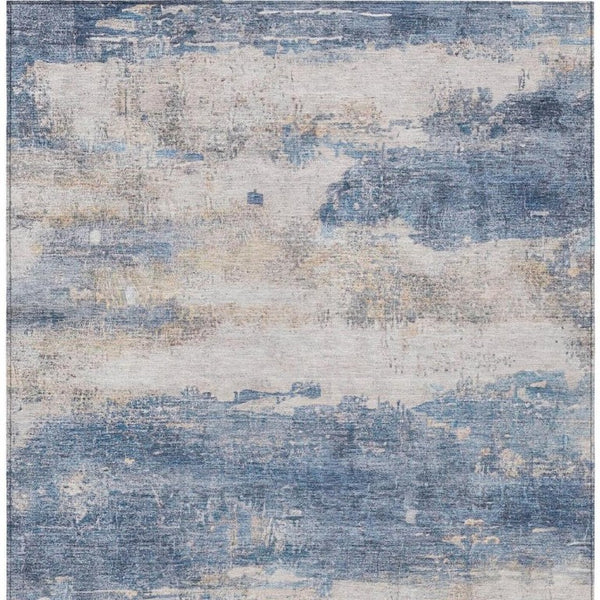 9 X 12 Abstract Polyester Area Rug Stain Resistant Indoor Outdoor Living Patio