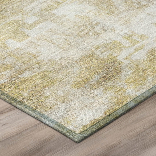 10x14 Abstract Polyester Area Rug Washable Stain Resistant Indoor Outdoor Patio