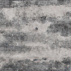 10 X 14 Abstract Gray Polyester Area Rug Washable Stain Resistant Indoor Outdoor