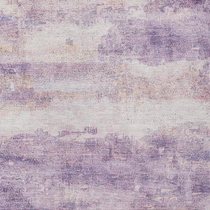 5x8 Abstract Lavender Purple Washable Polyester Rug for Patio Porch or Living Room
