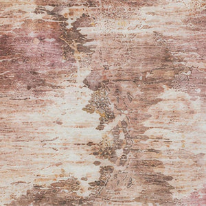 10 Ft X 14 Ft Blush Abstract Polyester Area Rug Washable for Indoor Outdoor Use