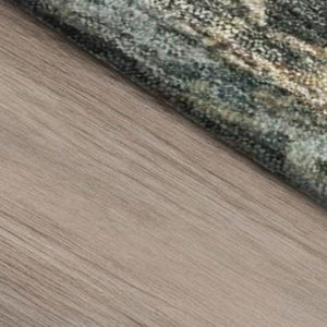 5x8 Abstract Pewter Gray Polyester Area Rug Washable for Indoor Outdoor Use