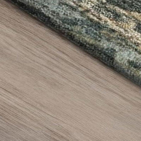 5x8 Abstract Pewter Gray Polyester Area Rug Washable for Indoor Outdoor Use