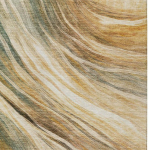5 X 8 Abstract Indoor Outdoor Area Rug Stain Resistant Polyester Patio Porch