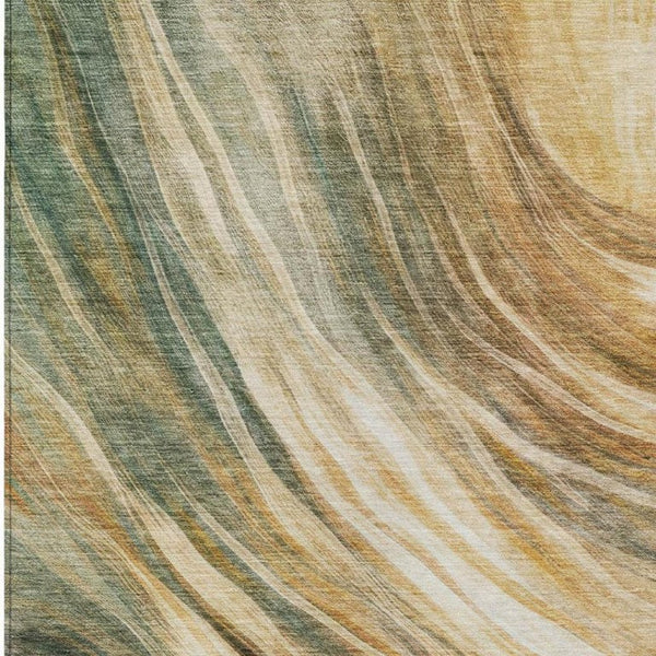 5 X 8 Abstract Indoor Outdoor Area Rug Stain Resistant Polyester Patio Porch