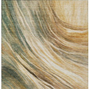 8 Ft X 10 Ft Abstract Polyester Area Rug Stain Resistant Indoor Outdoor Living