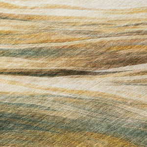 10 X 14 Abstract Polyester Area Rug Washable and Stain Resistant for Indoor Outdoor Use