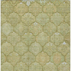 8 X 10 Ogee Polyester Area Rug Washable Stain Resistant Indoor Outdoor Patio