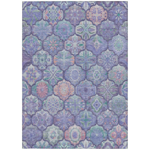 10 Ft X 14 Ft Ogee Polyester Area Rug Washable Stain Resistant Indoor Outdoor Use
