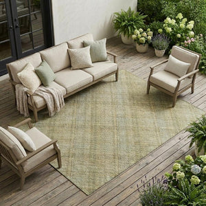 8x10 Plaid Polyester Area Rug Washable Stain Resistant for Patio or Living Room