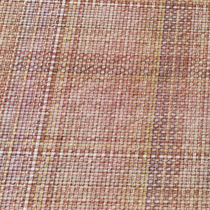 10 X 14 Pink Beige Plaid Polyester Area Rug Washable Stain Resistant Indoor Outdoor