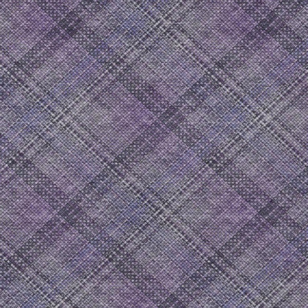 5x8 Plum Purple Plaid Polyester Area Rug Stain Resistant Indoor Outdoor Use