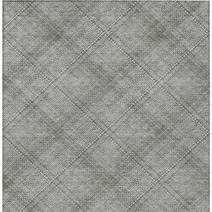8 Ft X 10 Ft Plaid Polyester Indoor Outdoor Rug Washable Stain Resistant Patio