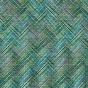9 X 12 Teal Green Plaid Polyester Area Rug Washable Stain Resistant Indoor Outdoor