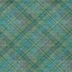 9 X 12 Teal Green Plaid Polyester Area Rug Washable Stain Resistant Indoor Outdoor