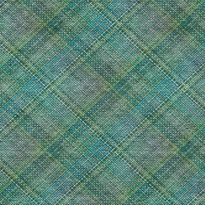10 X 14 Plaid Polyester Washable Area Rug for Patio Porch Poolside and High Traffic Rooms