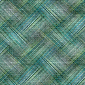 10 X 14 Plaid Polyester Washable Area Rug for Patio Porch Poolside and High Traffic Rooms