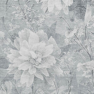5x8 Floral Polyester Area Rug Washable Indoor Outdoor Stain Resistant Patio Decor