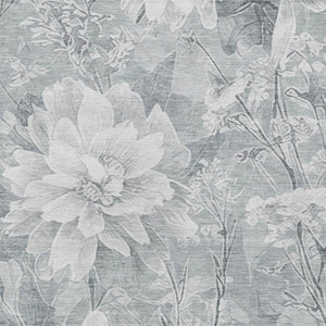 5x8 Floral Polyester Area Rug Washable Indoor Outdoor Stain Resistant Patio Decor