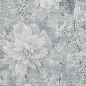 8x10 Floral Polyester Area Rug Stain Resistant Indoor Outdoor Living Patio Use