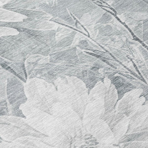 8x10 Floral Polyester Area Rug Stain Resistant Indoor Outdoor Living Patio Use