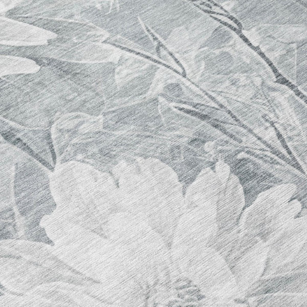 8x10 Floral Polyester Area Rug Stain Resistant Indoor Outdoor Living Patio Use
