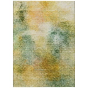 HomeRoots 9x12 Abstract Indoor Outdoor Area Rug Stain Resistant Polyester Patio Living Room 746480