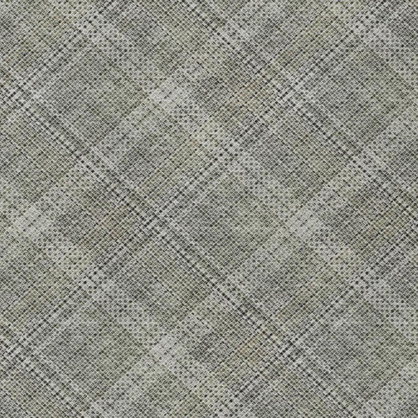 8 X 10 Beige Brown Plaid Polyester Washable Rug for Patio Porch or Living Room