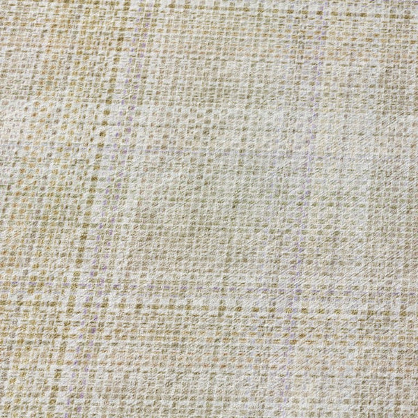 8 Foot Round Plaid Polyester Area Rug Washable Stain Resistant Indoor Outdoor Patio