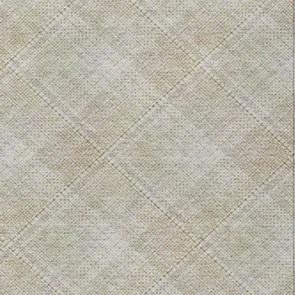 9x12 Washable Plaid Polyester Area Rug for Indoor Outdoor Patios and Living Rooms