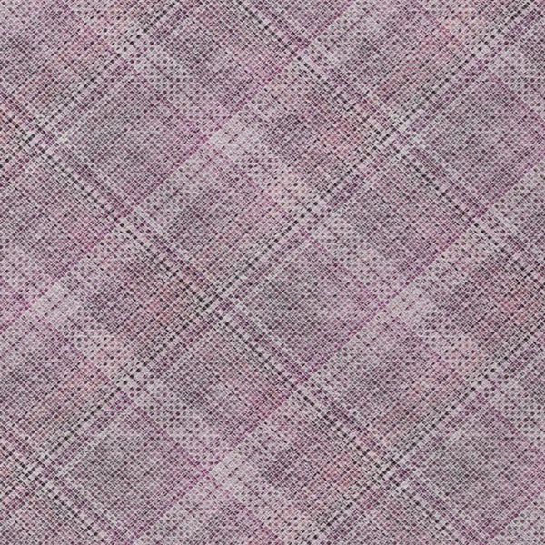 5 X 8 Pink Blush Plaid Polyester Area Rug Washable Stain Resistant Indoor Outdoor