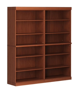 72 Inch Solid Wood Twelve Shelf Adjustable Bookcase for Home Library or Living Room